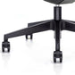 Sedia da scrivania moderna larga 25" Sedia da ufficio AirGrid nera traspirante