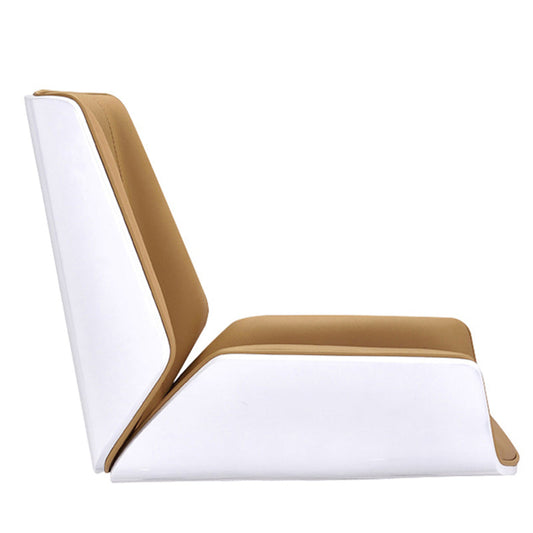 Silla de oficina contemporánea Tarea de cuero por faux Silla de espalda con ruedas