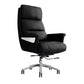 29"W Contemporary Managers Chair High Back Leather Executive Chair Black Faux Leather 1 Piece Clearhalo 'furn' 'furn_office_chair' 'Furniture' 'Office Chairs' 'Office Furniture' 'office_chair' 6430986