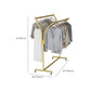 Silver/Gold Free Standing Hall Tree Contemporary Hall Stand for Living Room