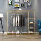 Hall Contemporary Stand Metal Nessun scaffalatura angosciante includeva un cappotto indipendente