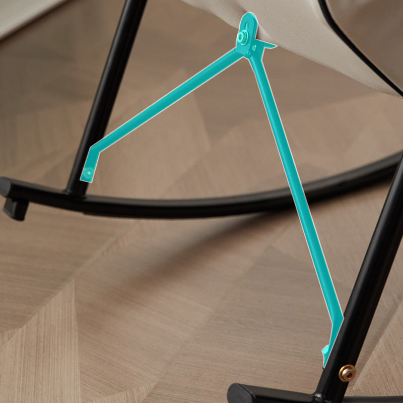 Chaise à bascule canapé de style contemporain chaise à bascule unique pour le salon