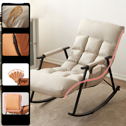 Chaise à bascule canapé de style contemporain chaise à bascule unique pour le salon