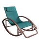 Contemporary Rocker Chair Metal Frame Water Resistant Fabric Rocker Chair with Pillow Clearhalo 'Chairs & Seating' 'furn' 'furn_rocking_chairs' 'Furniture' 'Living Room Furniture' 'Rocking Chairs' 'rocking_chairs' 6431993