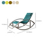 Contemporary Rocker Chair Metal Frame Water Resistant Fabric Rocker Chair with Pillow Clearhalo 'Chairs & Seating' 'furn' 'furn_rocking_chairs' 'Furniture' 'Living Room Furniture' 'Rocking Chairs' 'rocking_chairs' 6432008