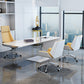Contemporary Wheels Swivel Chair Faux Leather High Back Chair Clearhalo 'furn' 'furn_office_chair' 'Furniture' 'Office Chairs' 'Office Furniture' 'office_chair' 6432057