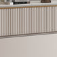 Cassettiera per camera da letto orizzontale Glam Stone in bianco con cassetti