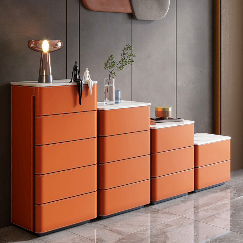 Contemporary Dresser Stone Storage Chest Dresser with 2/3/4/5 Drawers Clearhalo 'Bedroom Furniture' 'Dressers & Chests' 'dressers_chests' 'furn' 'furn_dressers_chests' 'Furniture' 6432326