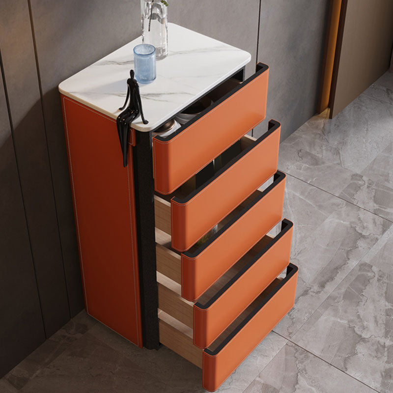 Contemporary Dresser Stone Storage Chest Dresser with 2/3/4/5 Drawers Clearhalo 'Bedroom Furniture' 'Dressers & Chests' 'dressers_chests' 'furn' 'furn_dressers_chests' 'Furniture' 6432329