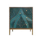 Commode de rangement en bois massif de 15,6 pouces de largeur, commode de rangement Glam classique