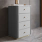 Glam Vertical Storage Chest Stone Bedroom Chest with Drawers Grey 4 Clearhalo 'Bedroom Furniture' 'Dressers & Chests' 'dressers_chests' 'furn' 'furn_dressers_chests' 'Furniture' 6432442