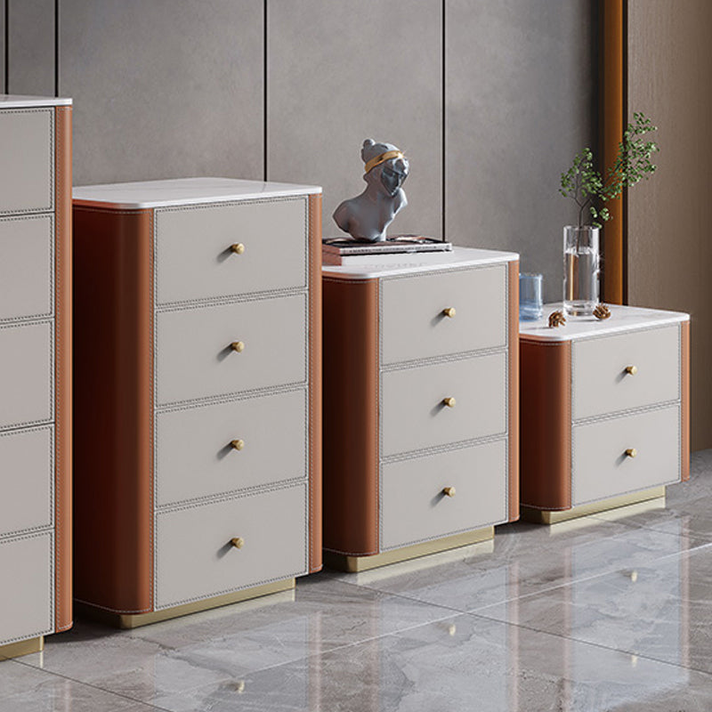 Glam Vertical Storage Chest Stone Bedroom Chest with Drawers Clearhalo 'Bedroom Furniture' 'Dressers & Chests' 'dressers_chests' 'furn' 'furn_dressers_chests' 'Furniture' 6432449