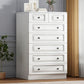 Commode de rangement contemporaine en bois manufacturé de 14,82 pouces de largeur