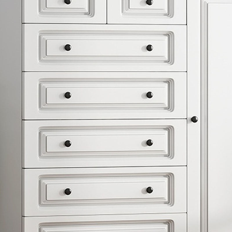 Commode de rangement contemporaine en bois manufacturé de 14,82 pouces de largeur
