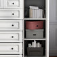 Commode de rangement contemporaine en bois manufacturé de 14,82 pouces de largeur