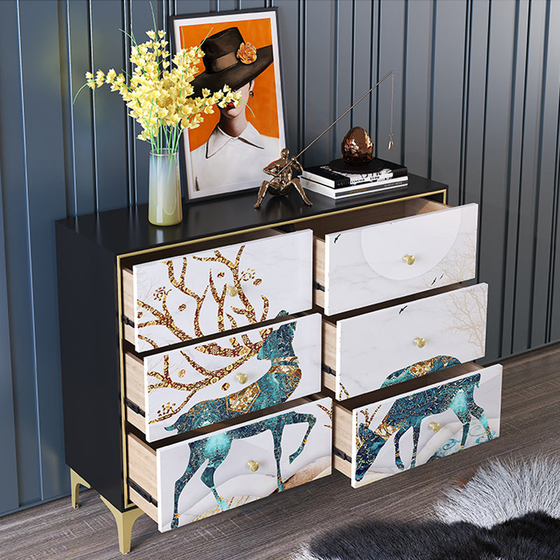 14.04-inch Width Classic Glam Storage Chest Solid Wood Storage Chest Dresser Clearhalo 'Bedroom Furniture' 'Dressers & Chests' 'dressers_chests' 'furn' 'furn_dressers_chests' 'Furniture' 6432513
