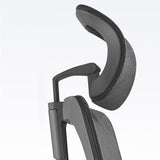 Sedia da scrivania moderna sedia per computer a maglie con sedia a schiena con cuscinetto con ruote