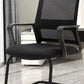 Modern Desk Chair Mesh Computer Chair Mid-Back Chair No Wheels Clearhalo 'furn' 'furn_office_chair' 'Furniture' 'Office Chairs' 'Office Furniture' 'office_chair' 6432668