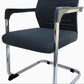 Modern Desk Chair Mesh Computer Chair in Black Mid-Back Chair No Wheels Clearhalo 'furn' 'furn_office_chair' 'Furniture' 'Office Chairs' 'Office Furniture' 'office_chair' 6432684