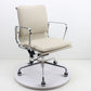 Modern Desk Chair Leather Computer Chair Mid-Back Chair with Wheels/No Wheels Clearhalo 'furn' 'furn_office_chair' 'Furniture' 'Office Chairs' 'Office Furniture' 'office_chair' 6432710