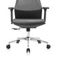 Modern Desk Chair Leather Computer Chair in Black/Gray High-Back Chair with Wheels Clearhalo 'furn' 'furn_office_chair' 'Furniture' 'Office Chairs' 'Office Furniture' 'office_chair' 6432727