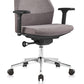 Modern Desk Chair Leather Computer Chair in Black/Gray High-Back Chair with Wheels Clearhalo 'furn' 'furn_office_chair' 'Furniture' 'Office Chairs' 'Office Furniture' 'office_chair' 6432729