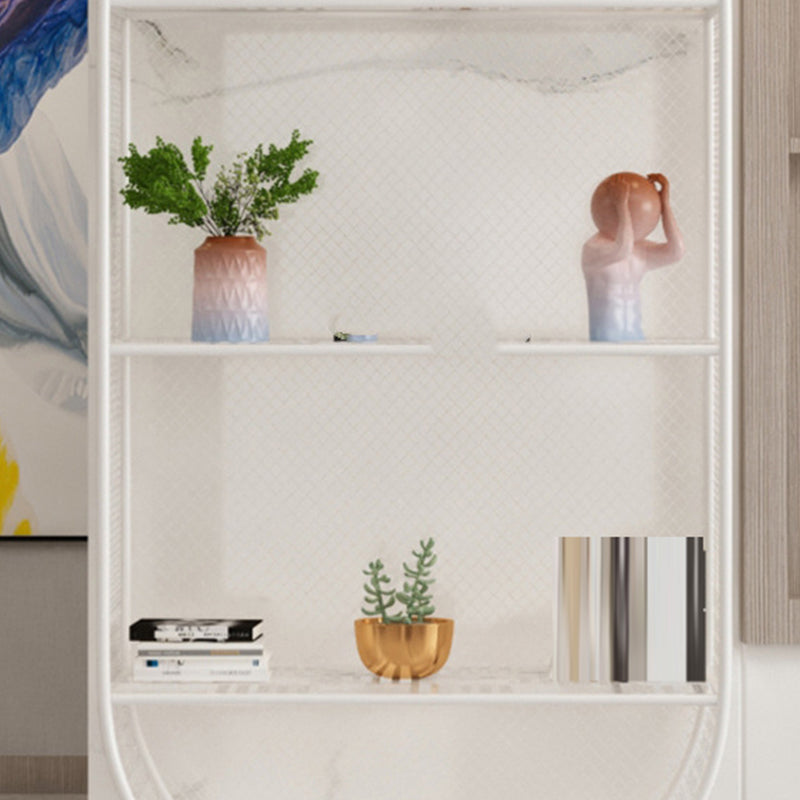 Industrial Standard Bookcase Metal 3 Shelves Closed Back Bookshelf Clearhalo 'Bookcases' 'furn' 'furn_bookcases' 'Furniture' 'Office Furniture' 6432791