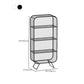 Industrial Standard Bookcase Metal 3 Shelves Closed Back Bookshelf Clearhalo 'Bookcases' 'furn' 'furn_bookcases' 'Furniture' 'Office Furniture' 6432792