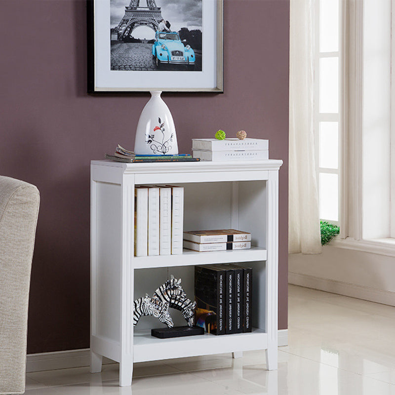 Contemporary Wood Bookshelf Standard Book Shelf for Home Office 13.6" Wide