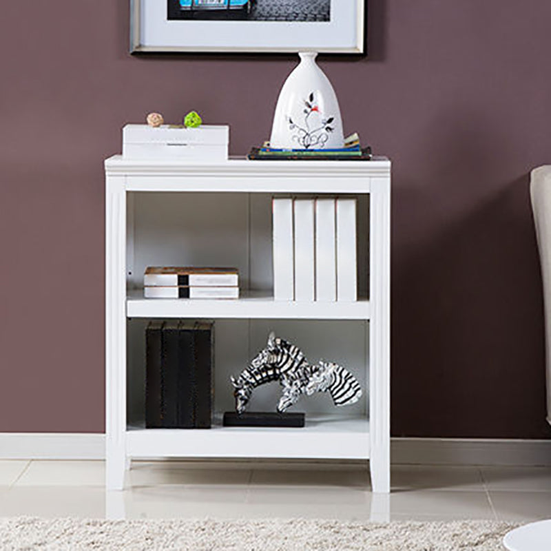 Contemporary Wood Bookshelf Standard Book Shelf for Home Office 13.6" Wide