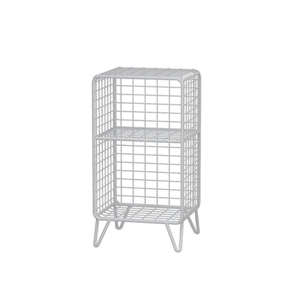 Glam Style Antique Finish Shelf Bookcase Metal Standard Bookshelf