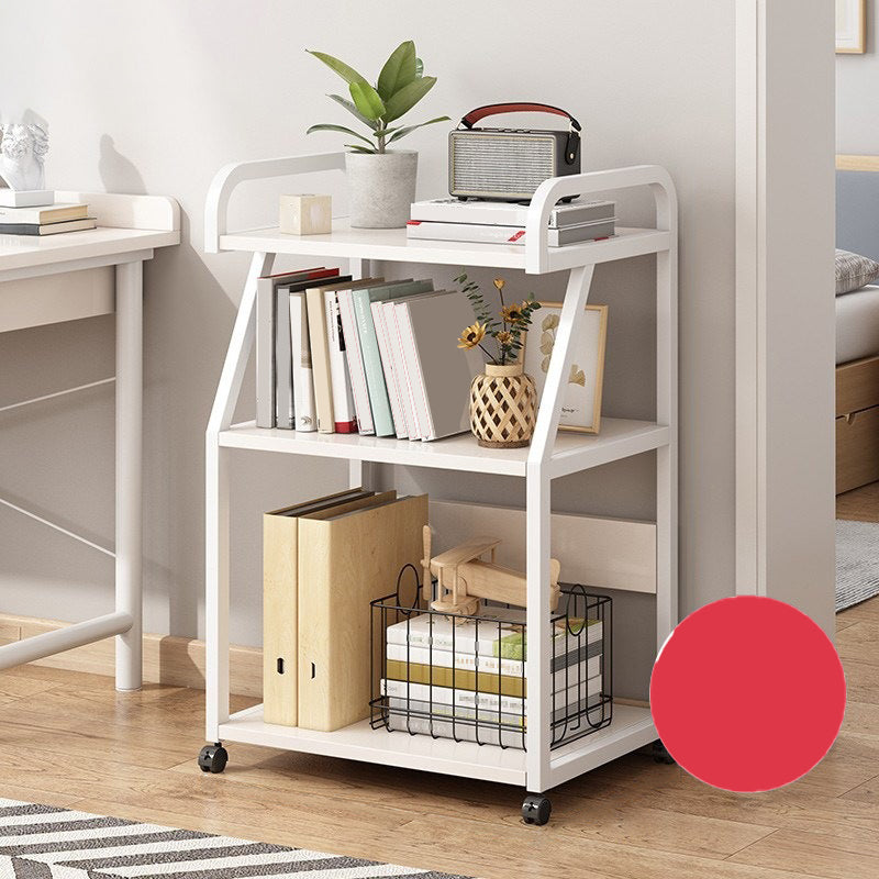 Contemporary Standard Shelf Bookcase Engineered Wood Open Bookcase