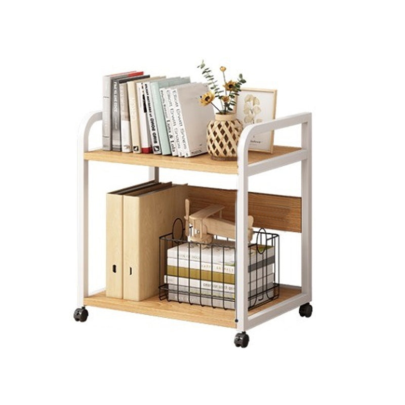 Contemporary Standard Shelf Bookcase Engineered Wood Open Bookcase