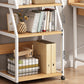 Contemporary Standard Shelf Bookcase Engineered Wood Open Bookcase