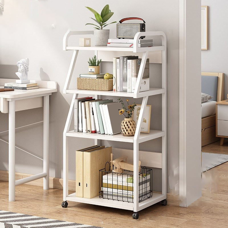 Contemporary Standard Shelf Bookcase Engineered Wood Open Bookcase