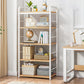 Contemporary Standard Shelf Bookcase Engineered Wood Open Bookcase