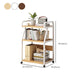 Contemporary Standard Shelf Bookcase Engineered Wood Open Bookcase