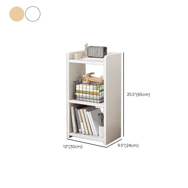 Contemporary Standard Shelf Bookcase Engineered Wood Open Bookcase