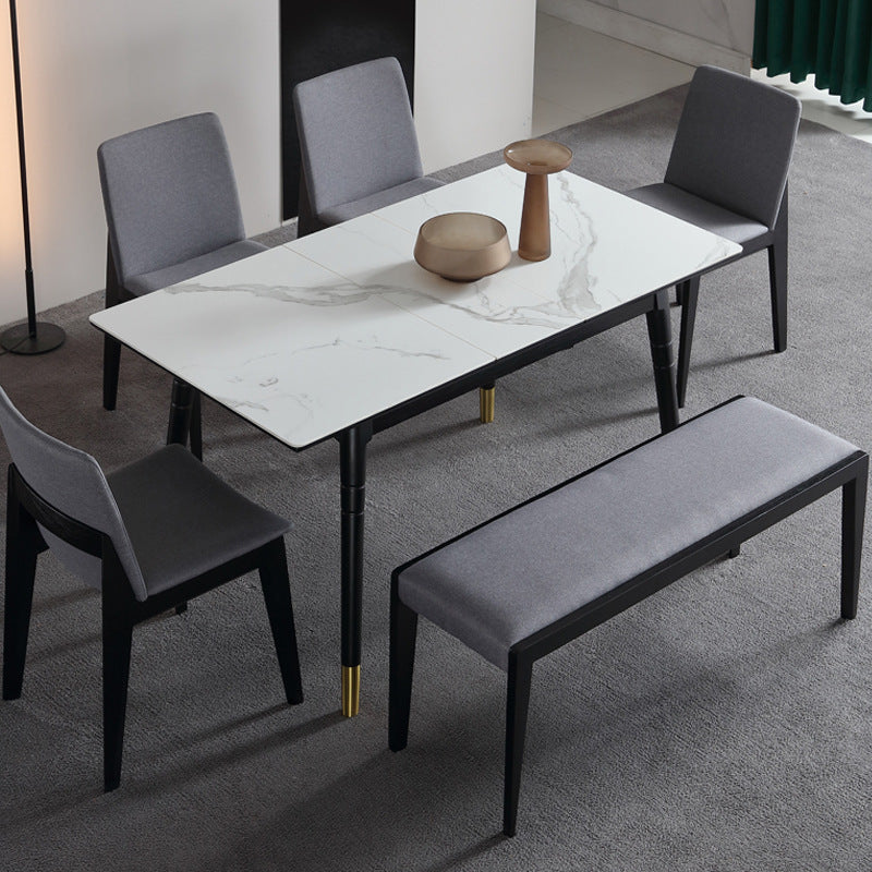 15.6-inch W Mid-Century Modern Seating Bench Cushioned Solid Wood Bench Clearhalo 'Benches' 'Chairs & Seating' 'furn' 'furn_benches' 'Furniture' 'Living Room Furniture' 6433031