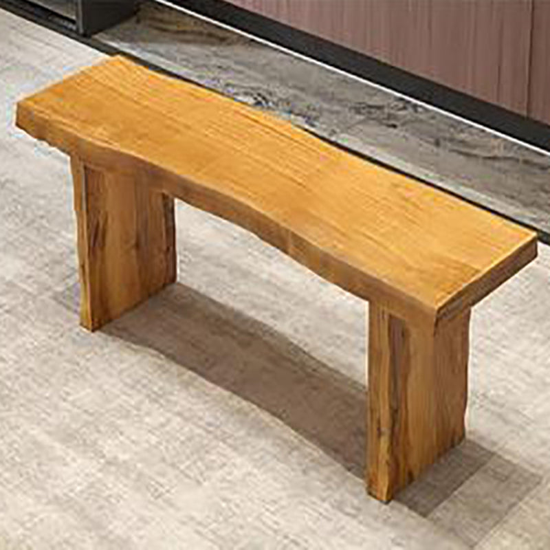 11.7-inch W Modern Seating Bench Solid Wood Rectangle Solid Color Bench 39.5"L x 12"W x 18"H Clearhalo 'Benches' 'Chairs & Seating' 'furn' 'furn_benches' 'Furniture' 'Living Room Furniture' 6433042