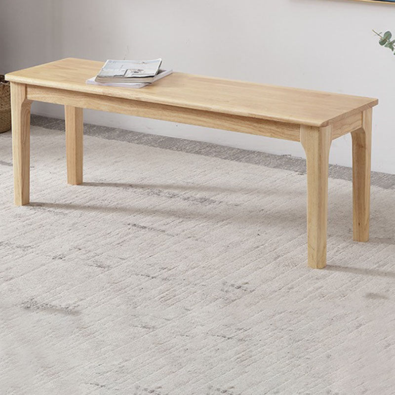 Mid-Century Modern Bedroom Bench 17.7" Height Rectangle Seating Bench with Legs Clearhalo 'Benches' 'Chairs & Seating' 'furn' 'furn_benches' 'Furniture' 'Living Room Furniture' 6433061