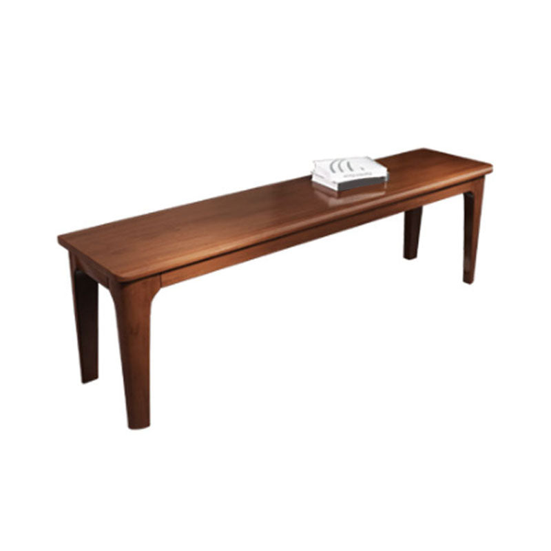 14.04-inch Width Seating Bench Mid-Century Modern Solid Wood Bedroom Bench Clearhalo 'Benches' 'Chairs & Seating' 'furn' 'furn_benches' 'Furniture' 'Living Room Furniture' 6433120