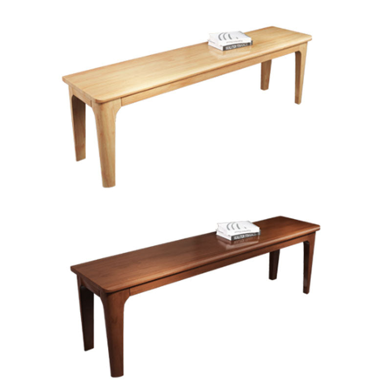 14.04-inch Width Seating Bench Mid-Century Modern Solid Wood Bedroom Bench Clearhalo 'Benches' 'Chairs & Seating' 'furn' 'furn_benches' 'Furniture' 'Living Room Furniture' 6433121