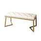 Mid-Century Modern Upholstered Bench Rectangle Bedroom Seating Bench with Legs Clearhalo 'Benches' 'Chairs & Seating' 'furn' 'furn_benches' 'Furniture' 'Living Room Furniture' 6433138