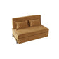 Pillow Included Sofa Futon Armless Cushion Back Sleeper Sofa Brown Clearhalo 'furn' 'furn_futons' 'Furniture' 'Futons & Daybeds' 'Futons' 'Living Room Furniture' 6433269