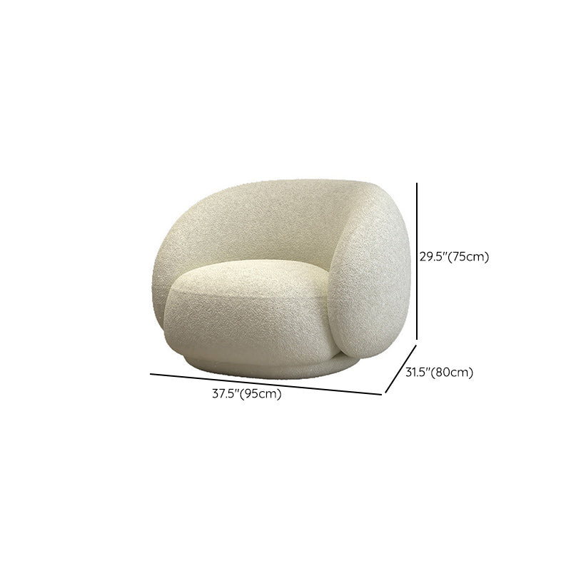 Sloped Arms No Distressing Sofa Modern Scratch Resistant Curved Loveseat