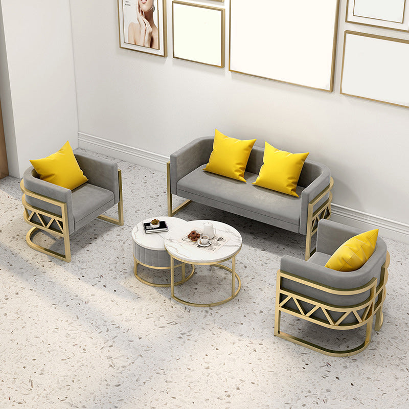 Divano a colori solidi resistenti a sedile stretto divano moderno per sala bonus