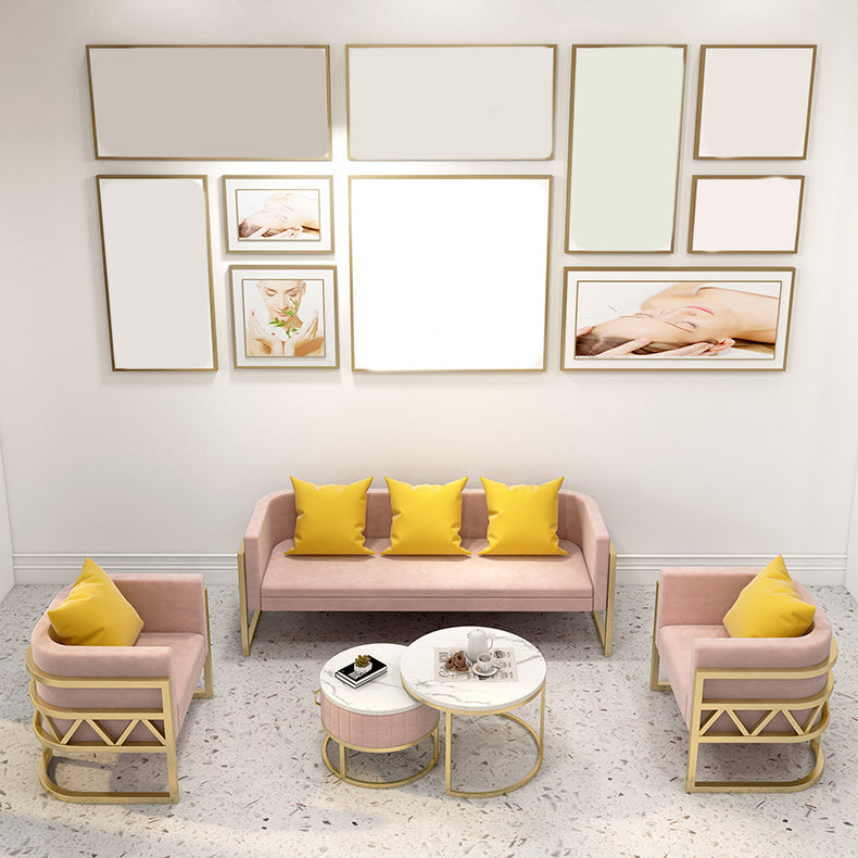 Solid Color Sofa Stain Resistant Tight Seat Modern Sofa for Bonus Room