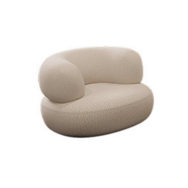 Tight Seat Modern Curved Loveseat Solid Color Stain Resistant Sofa Clearhalo 'furn' 'furn_sofas' 'Furniture' 'Living Room Furniture' 'Sofa' 'sofas' 6433361