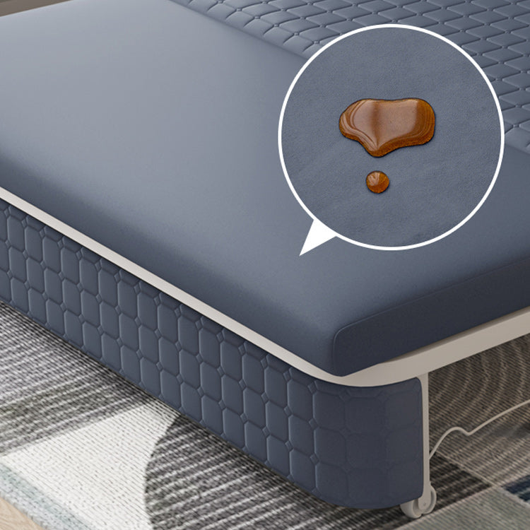 Pillow Included Sofa Futon Cushion Back Round Arms Convertible Sofa